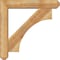 Ekena Millwork Westlake Craftsman Rough Sawn Bracket w/ Offset Brace, Western Red Cedar, 6"W x 30"D x 30"H BKT0604X30X30WTL04RWR - alternate 4